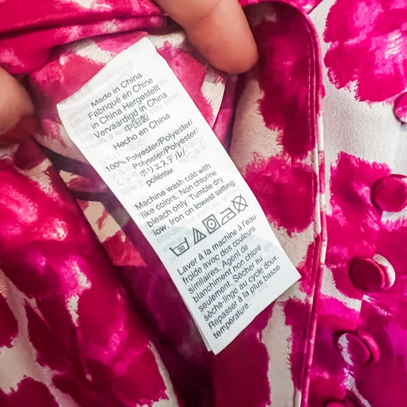 Jcrew Floral V-neck Button Blouse - Picture 4 of 8